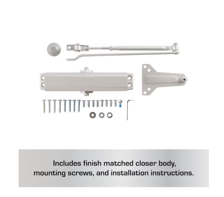 BRINKS COMMERCIAL Medium Duty Aluminum Commercial Door Closer