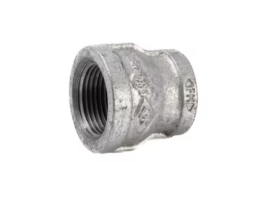 Southland 1 in. x 3/4 in. Galvanized Malleable Iron Reducing Coupling Fitting