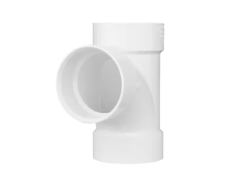 Charlotte Pipe 2 in. DWV PVC Sanitary Tee