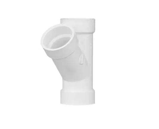Charlotte Pipe 3 in. DWV PVC Wye
