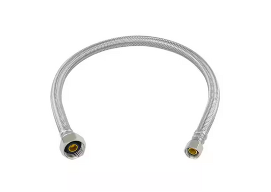 Plumbshop 3/8 in. Compression x 1/2 in. FIP x 20 in. Braided Stainless Steel Faucet Supply Line