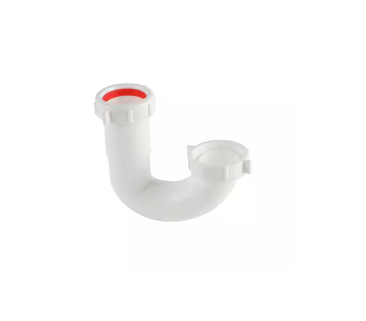 Everbilt 1-1/2 in. Trap J-Bend Sink Trap Captured Nut Plastic