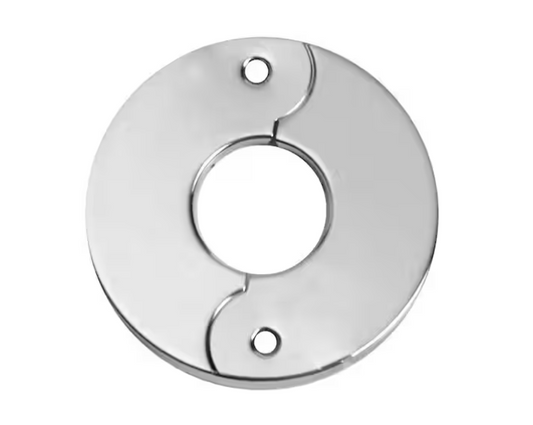 Oatey 3/4 in. Chrome-Plated Steel Iron Pipe Size Split Flange Escutcheon Plate