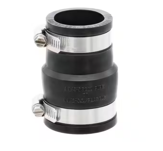 Fernco 1-1/2 in. x 1-1/4 in. DWV Flexible PVC Fittings & Connectors
