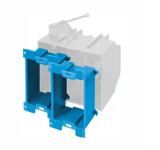 Carlon Multi-Gang Electrical PVC Electrical Box Extender (2-Pack) (B1MGEXT-2)
