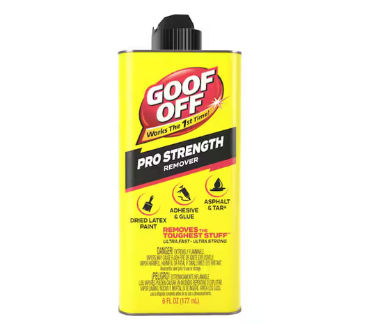 Goof Off 6 fl. oz. Professional Strength Remover for Paint and Adhesive