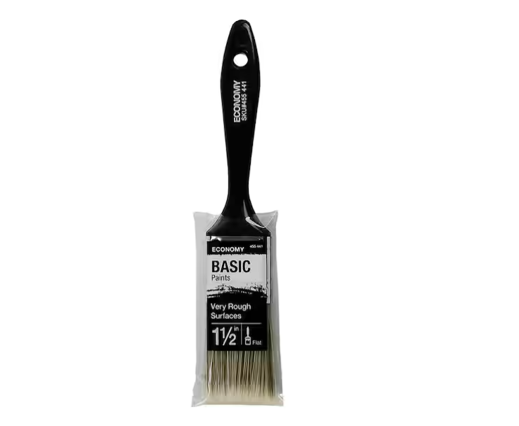 PRIVATE BRAN UNBRANDED UTILITY 1.5 in. Polyester Flat Cut Utility Paint Brush