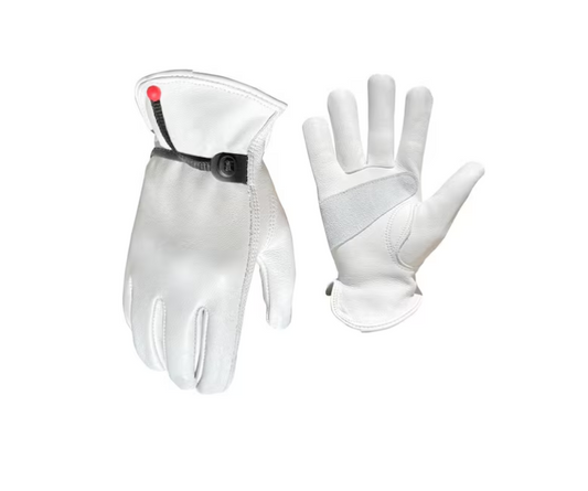 FIRM GRIP Large Cowhide Leather Work Gloves