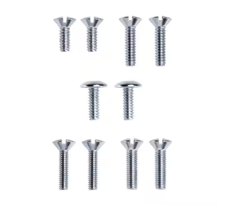 DANCO (Brand Rating: 4.0/5) Handle Screw Kit in Chrome (10-Pack)