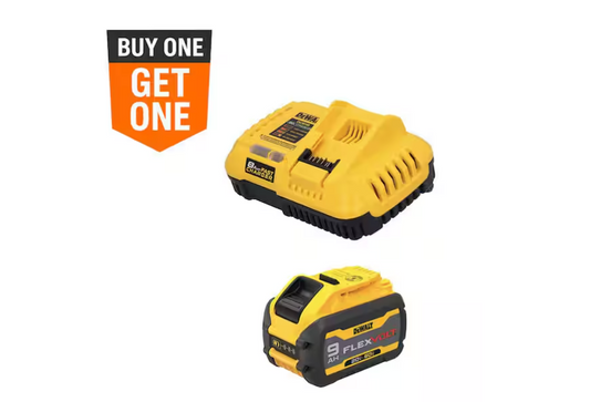 DEWALT 20V/60V MAX FLEXVOLT Lithium-Ion 9.0Ah Battery and Charger Starter Kit