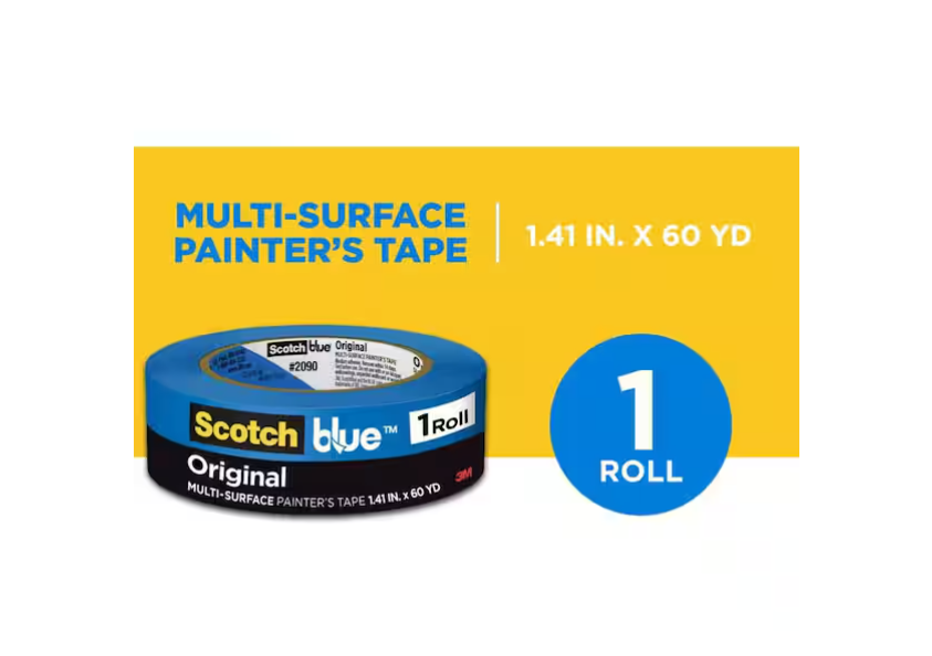 3M ScotchBlue 1.41 in. x 60 yds. Original Multi-Surface Painter's Tape