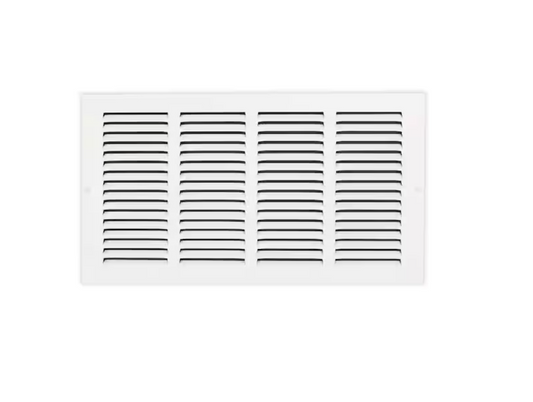 Everbilt 16 in. x 8 in. Steel Return Air Grille in White