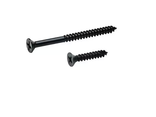 Everbilt #9 x 1 in. and #9 x 2-1/4 in. Phillips Flat-Head Oil Rubbed Bronze Door Hinge Wood Screw Kit (21-Pack)