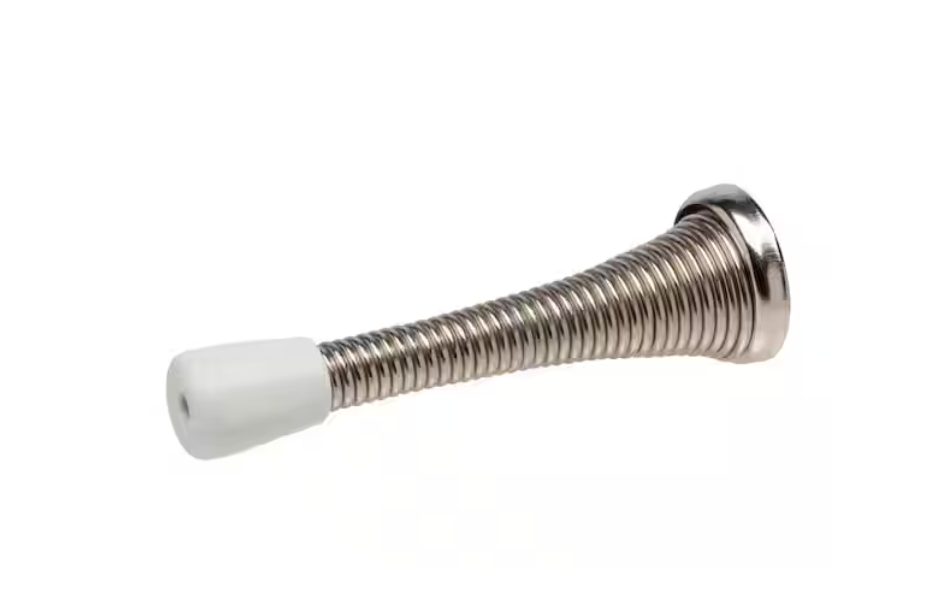 Everbilt 4 in. Chrome Spring Door Stop