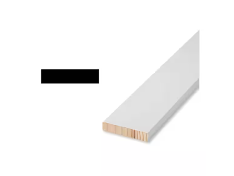 Woodgrain Millwork 11/16 in. D x 2 1/2 in. W x 96 in. L Primed Wood Finger Jointed S4S Moulding