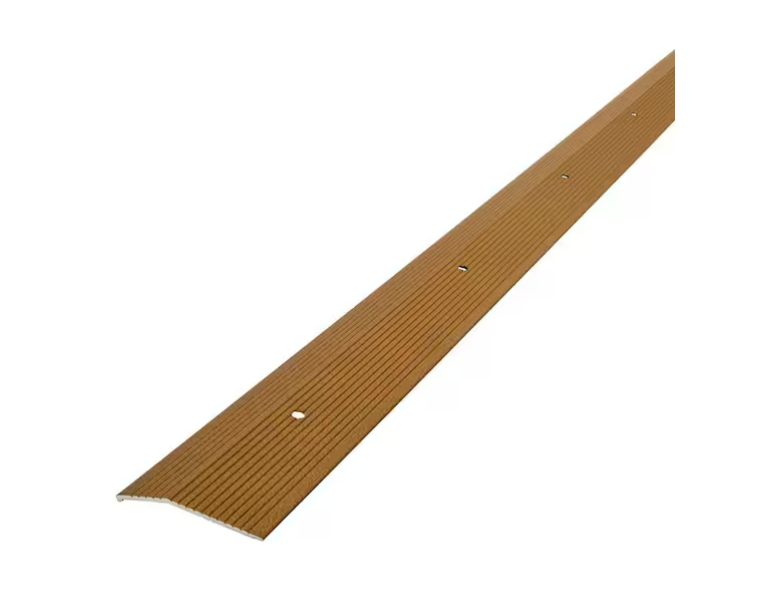 M-D Building Products 2"X 72" ANTIQUE BRASS ALUMINUM CARPET TRIM W/SCREW NAILS