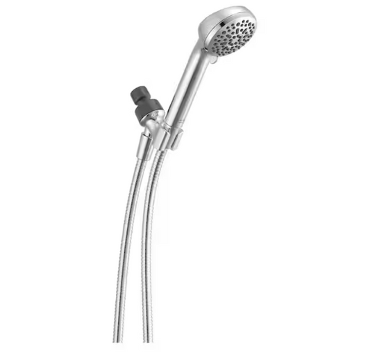 Delta 4-Spray Wall Mount Handheld Shower Head 1.75 GPM in Chrome