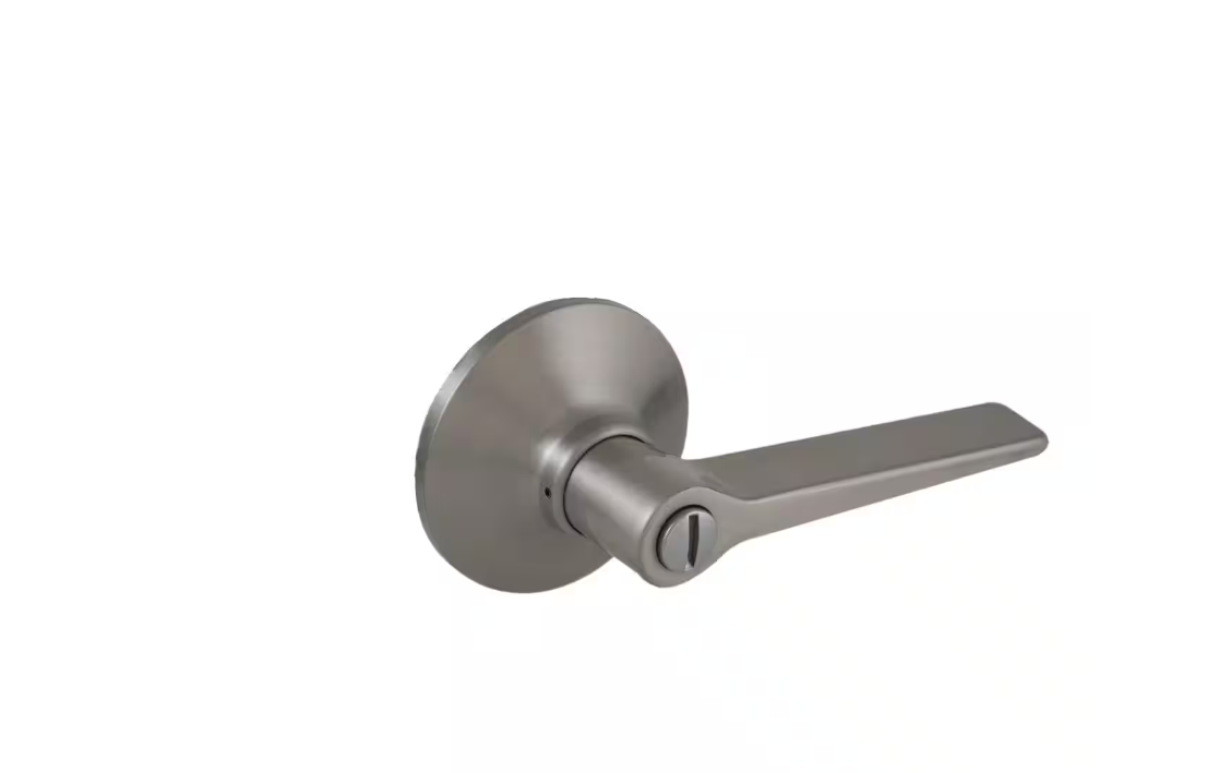 Defiant Freedom Satin Nickel Bed/Bath Door Lever