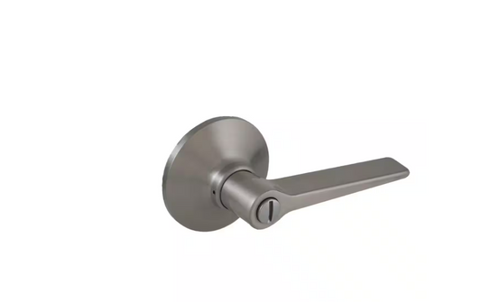 Defiant Freedom Satin Nickel Bed/Bath Door Lever