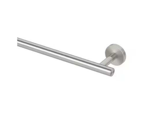 Gatco Level 24 in. in. Wall Mounted Towel Bar in Brushed Nickel