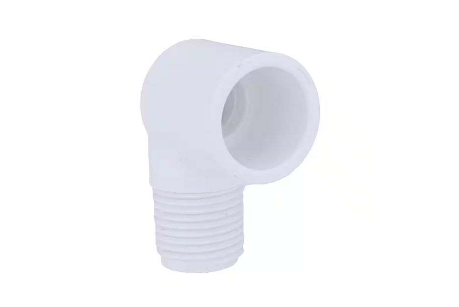 Charlotte Pipe 3/4 in. PVC Schedule. 40 90-degree MPT x S Street Elbow Fitting