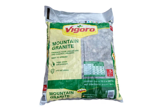 Vigoro 0.5 cu. ft. Bagged Mountain Granite Landscape Rock