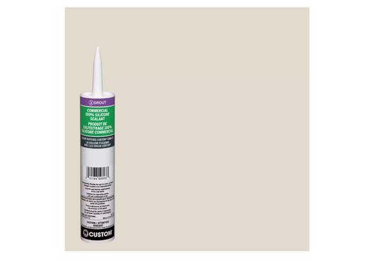 Custom Building Products Commercial #11 Snow White 10.1 oz. Silicone Caulk