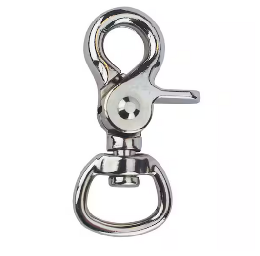 Everbilt 1/2 in. x 2-3/8 in. Nickel-Plated Swivel Trigger Snap