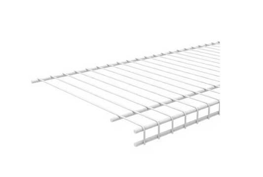 ClosetMaid SuperSlide 72 in. L x 12 in. D White Wire Closet Shelf