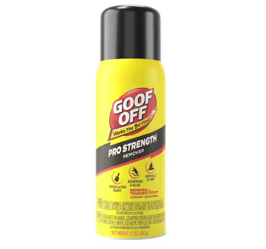 Goof Off 12 fl. oz. Professional Strength Latex Paint and Adhesive Remover
