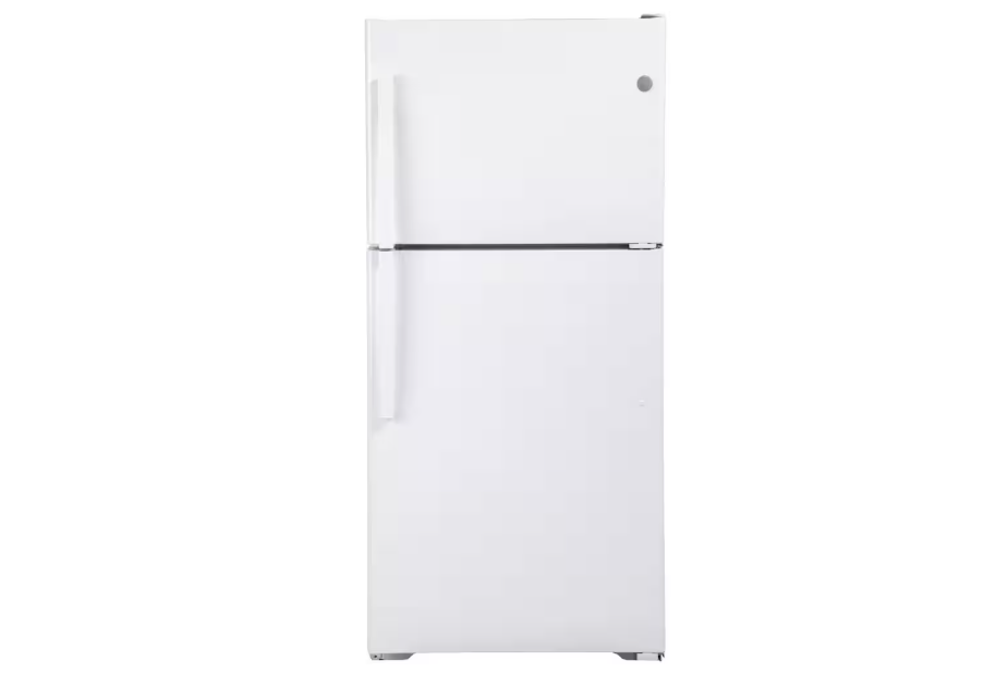 GE 19.2 cu. ft. Top Freezer Refrigerator in White, ENERGY STAR