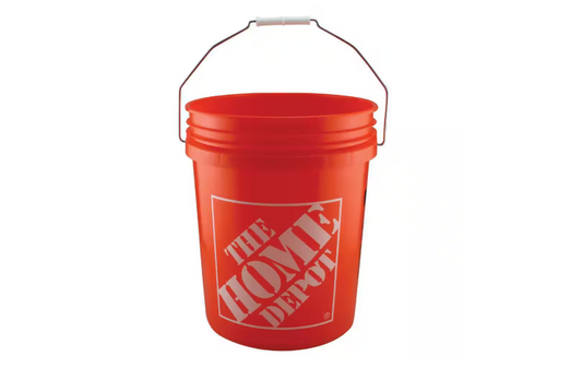 The Home Depot 5 Gallon Orange Homer Bucket