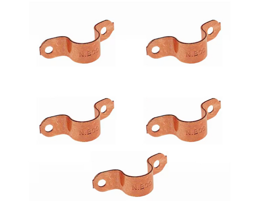 Everbilt 1/2 in. Copper Tube Strap (5-Pack)