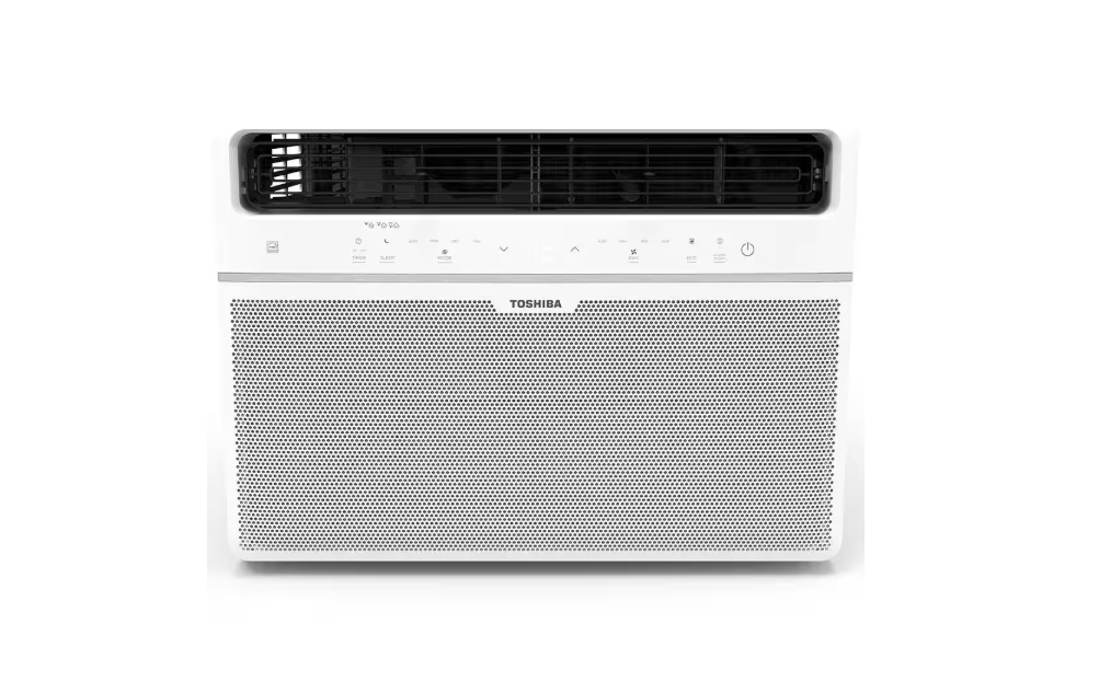 Toshiba 18,000 BTU 208/230 Volt Smart Wi-Fi Touch Control Window Air Conditioner with Remote for upto 1,000 sq. ft.