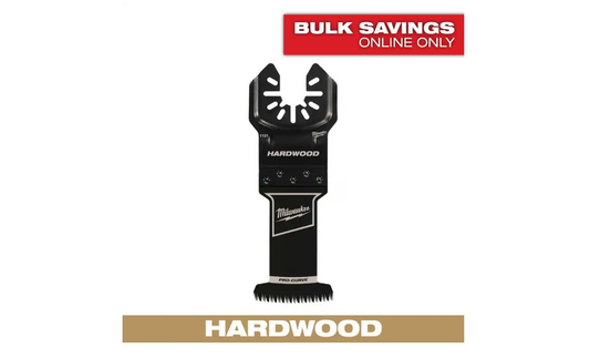 Milwaukee 1-3/8 in. High Carbon Steel Universal Fit Japanese Teeth Hardwood Cutting Multi-Tool Oscillating Blade (1-Pack)