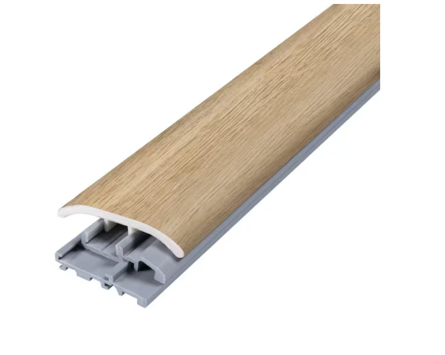 PERFORMANCE ACCESSORIES Oakwood Terrace 0.31 in. T x 2 in. W x 78.7 in. L Vinyl 4-in-1 Molding