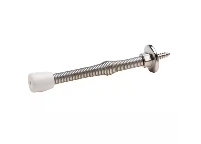 Everbilt Satin Nickel Light Duty Spring Door Stop