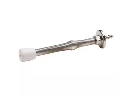 Everbilt Satin Nickel Light Duty Spring Door Stop