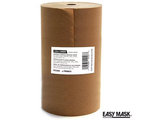 TRIMACO Easy Mask 12 IN. X 1000 FT. Brown General Purpose Masking Paper