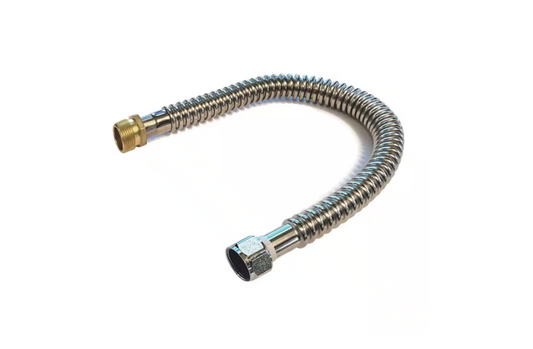 Everbilt 3/4 in. MIP x 3/4 in. FIP x 18 in. Corrugated Stainless Steel Tankless Water Heater Connector