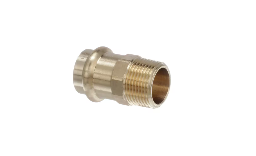 Viega ProPress 1/2 in. Press x 1/2 in. MPT Zero-Lead Bronze Adapter