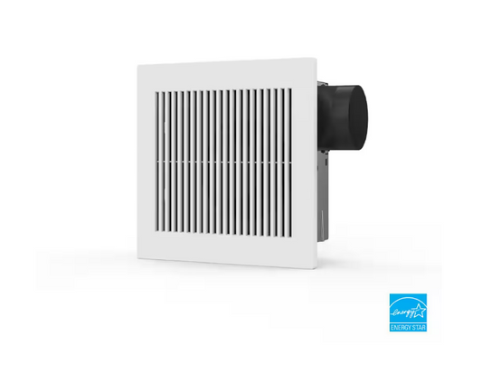 ReVent 50 CFM Quick Install Professional Ceiling and Wall Mount Easy Roomside Bathroom/Bath Exhaust Fan, ENERGY STAR