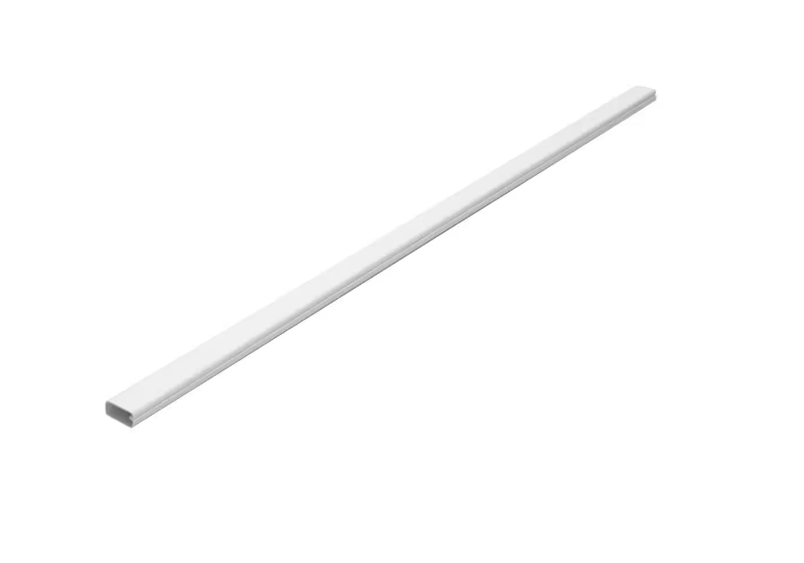 Legrand Wiremold CordMate III High-Capacity Cord Cover 5 ft. Channel, Cord Hider for Home or Office, Holds 5 Cable, White