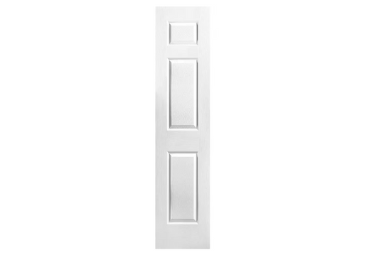 Masonite 18 in. x 80 in. 3 Panel Textured Hollow Core Primed Composite Interior Door Slab