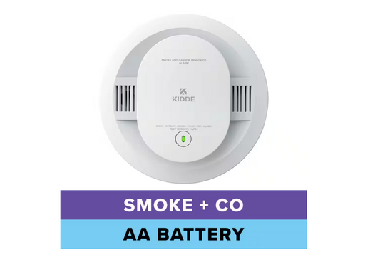 Kidde Battery Powered Smoke and Carbon Monoxide Detector with LED Warning Lights 21031502