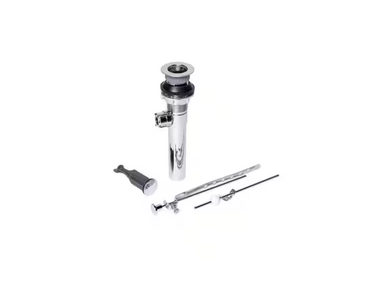 Oatey 1-1/4 in. Chrome-Plated Plastic Sink Drain Pop-Up Drain Assembly