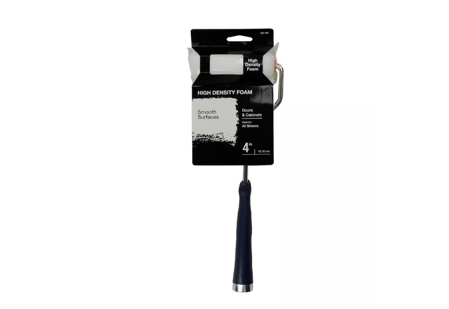 4 in. High-Density Foam Mini Paint Roller with Frame