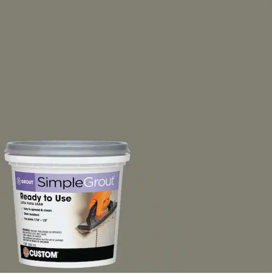 Custom Building Products SimpleGrout #09 Natural Gray 1 qt. Pre-Mixed Grout