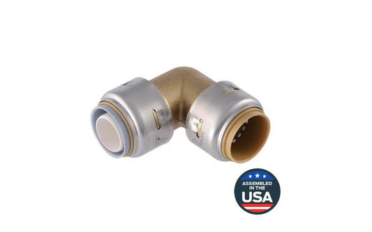 SharkBite Max 3/4 in. Push-to-Connect Brass 90-Degree Polybutylene Conversion Elbow Fitting