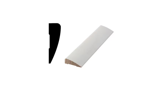Woodgrain Millwork WM 327 - 11/16 in. x 2-1/4 in. x 84 in. Primed Finger-Jointed Door Casing Molding Pack